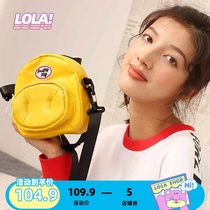 LOLA DESIGN NEW INS BUNGEE BUNGEE Cute Sweet Girl Campus Wind Skew Satchel Bag