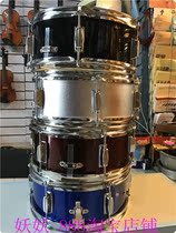 Various colors of small Army drums Wood cavity small Army drums red white blue black and silver 5 colors optional 14 inches