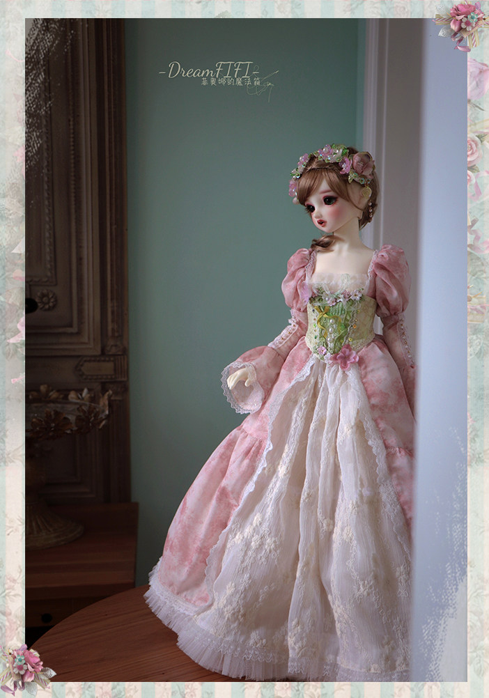 Одежда для кукол BJD 菲奥娜12周年【甜梦】bjd娃衣3分10/13sd娃衣sdgr蕾丝洋装（完售 Fiona's magic box