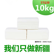 (Xinjiang) 15cm full box of paper towels facial tissues napkins customized pure wood pulp clear packaging
