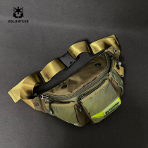 Tide brand running bag Shoulder Bag Mens new casual chest bag shoulder bag outdoor waterproof small backpack multi pocket mens bag