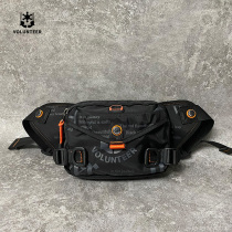 2021 new waterproof running bag mens casual cross shoulder bag youth personality Tide brand small bag Oxford cloth bag