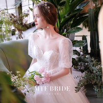 Man Tingfang (such as Qin) French light wedding dress 2021 bridal dress female small man to go out in winter