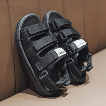 Boys sandals 2021 new summer soft-bottom non-slip boys middle and big children primary school children Beach slippers