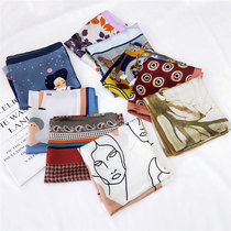 70 small square scarf small silk scarf female spring and autumn summer Korean version with small neck scarf turban professional scarf decorative headband