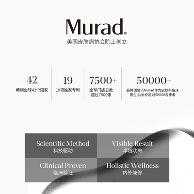 Murad慕拉得视黄醇眼部精华15ml 抗皱淡化细纹A醇眼霜黑眼圈眼袋