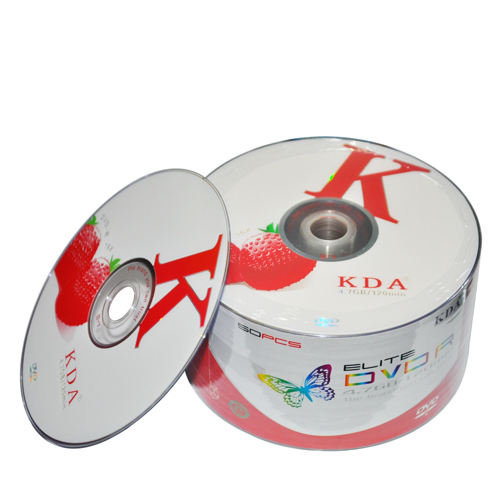 kda 水果系列dvd光盘空白光盘dvd刻录光盘 a 品质50p dvd刻录盘