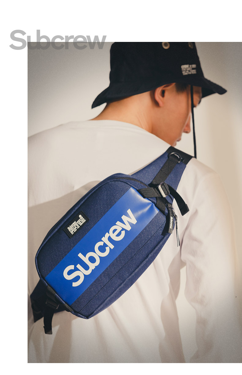 subcrew斜挎包男潮牌腰包