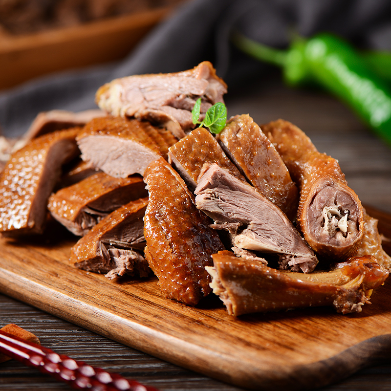 对青烤鹅福鹅东北特产哈尔滨酱卤1.45kg(热品库)