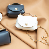 Lutenguo series New First layer cowhide dumpling mini leather shape Small Satchel Bag