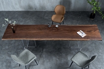 North American American Black Walnuts Large Board Full Board Solid Wood Log Boss Table Tea Table Brief about 290 * 68 * 65 * 66 * 6