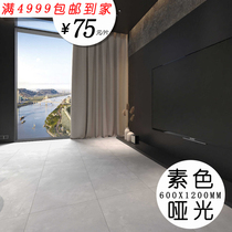 Small cement tiles soft floor texture wall tile gray tile Morandy cream color whole room bedroom