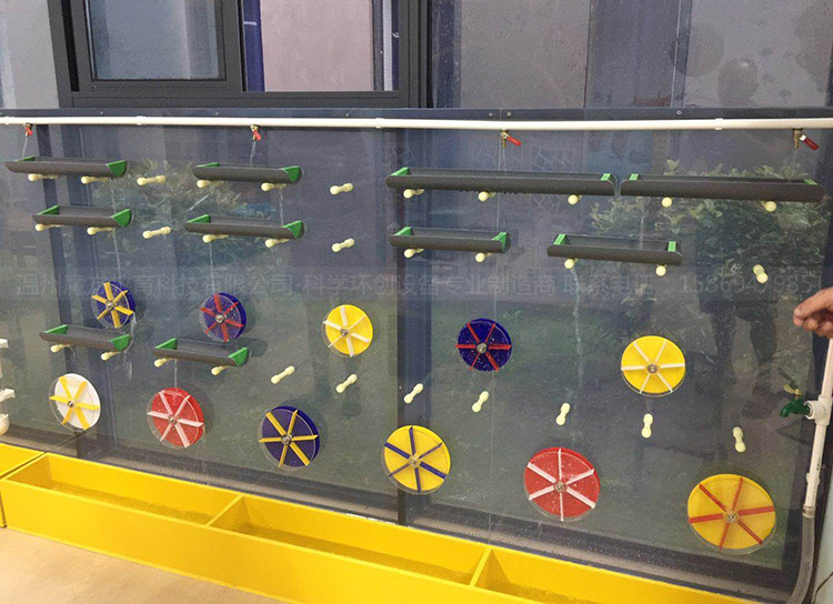 幼儿园科学发现 户外水主题 南水北调墙面游戏操作板探索自然现象