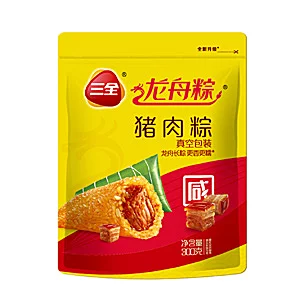 可签到！三全龙舟猪肉鲜粽100g*6只[20元优惠券]-寻折猪