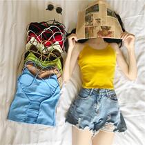 chic skinny choker strapless chest sexy top with backstop vest female summer wear tide