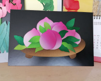 Guofeng intangible cultural heritage handmade fabric DIY fabric pile embroidery painting material package A4 (Shoutao) Fengyu legendary cloth stickers