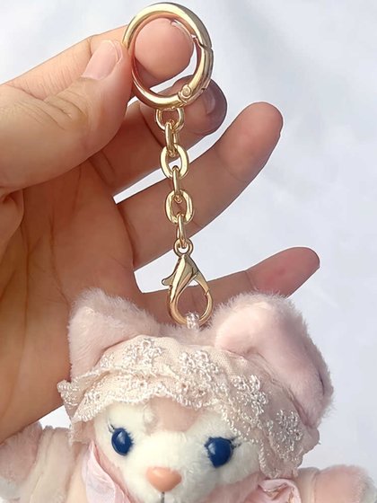 DIY 짧은 체인 더블 버클 전기 도금 랍스터 버클 상단 및 하단 오프닝 금속 보석 백 펜던트 액세서리 양모 공 펜던트 버클 링 DIY 짧은 체인 더블 버클 전기 도금 랍스터 버클 상단 및 하단 오프닝 금속 보석 백 펜던트 액세서리 양모 공 펜던트 버클 링