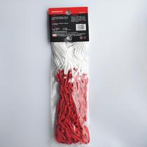 Mad basketball net KS502 basketball frame net nylon thick red and white pair (2)