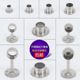 Wardrobe support double tube bracket round head bracket hardware towel clothes rod bracket accessories pole seat combination wall bracket office seat Wardrobe support double tube bracket round head bracket hardware towel clothes rod bracket accessories pole seat combination wall bracket office seat