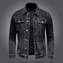 Denim jacket mens ins Super fire autumn and winter Joker fashion European and American Street spring slim Korean fashion fashion jacket