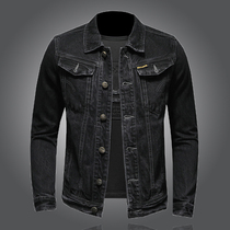 Kubiao new denim jacket mens slim fashion brand street handsome denim casual Korean fashion mens jacket
