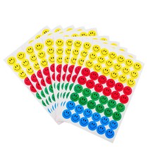 New 540pcs Colourful Happy Round Smile Face Stickers Decal K