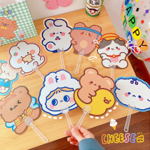 Fan plastic strong summer portable cute mini Korean creative portable girl home durable cool