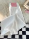 Yi Erkang White High High Waist Wide Leg Jeans for Women 2025 Spring and Autumn New Small Person Casual Slim Straight Narrow 버전 Yi Erkang White High High Waist Wide Leg Jeans for Women 2025 Spring and Autumn New Small Person Casual Slim Straight Narrow 버전