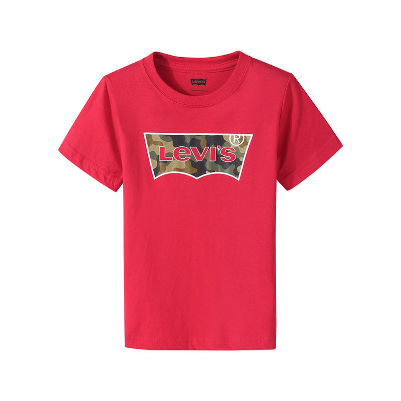 Levi’s 李维斯 纯棉 中大男童 LOGO款 短袖T恤 79元包邮(¥119-40)105~160码2色可选 Levi’s 李维斯 纯棉 中大男童 LOGO款 短袖T恤 79元包邮(¥119-40)105~160码2色可选