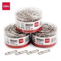 Powerful metal paper clip office thickened electroplating surface paper clip student financial business office handmade stationery