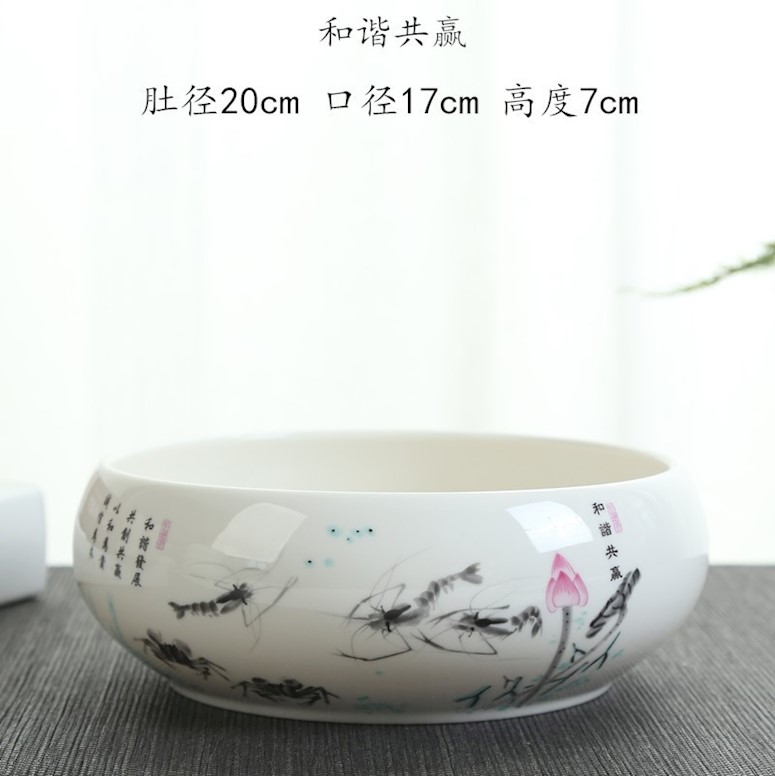 Tea pot large ceramic bowl Tea Tea is Tea wash bowl washing utensils kunfu Tea wash to wash cup of cup