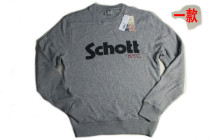 American Original Single Spring Autumn Winter Mens PURE COTTON SIMPLE ROUND NECKLINE PULL SUEDE JACKET SUEDE COAT SCHOTT