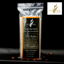 OLDFOX cotton pass strip 100 packs of pipes Cotton pass strip flue Cotton soft pass strip cigarette nozzle cleaning tampon