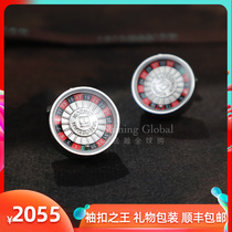 King of British cufflinks Tateossian RT Lucky Wheel Ball Wheel Cuff Stud Mens Business Light Luxury Gift