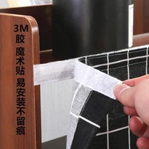 Bed curtain curtain Nordic style simple cloakroom dust curtain shoe rack blocking cloth debris simple cabinet