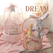 Companion Gift Gift Bride Bride Box Network Red Hand Basket Small High-end Practical Atmospheric Wedding Feast