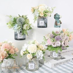 Nordic ins artificial flowers hydrangea roses fake flowers living room table decorations fresh flower arrangements home decoration dried flowers