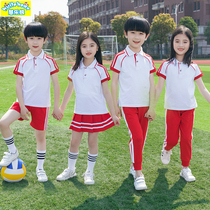 61 Childrens Choral Performance in Costume Kindergarten Performance Suit Summer Clothing Elementary School Childrens Festival Cheerleading Clothing Pure Cotton