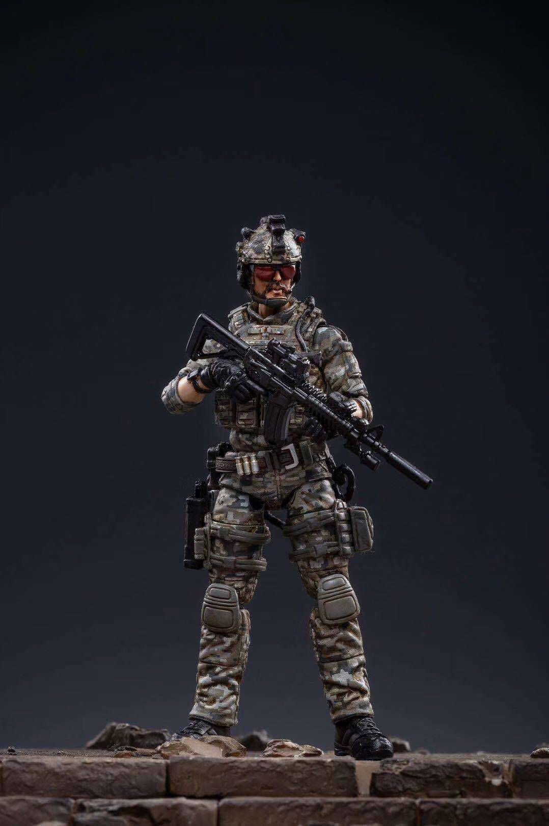 暗源1:18usmc美海军陆战队特种部队3.75可动兵人军事模型玩具预售