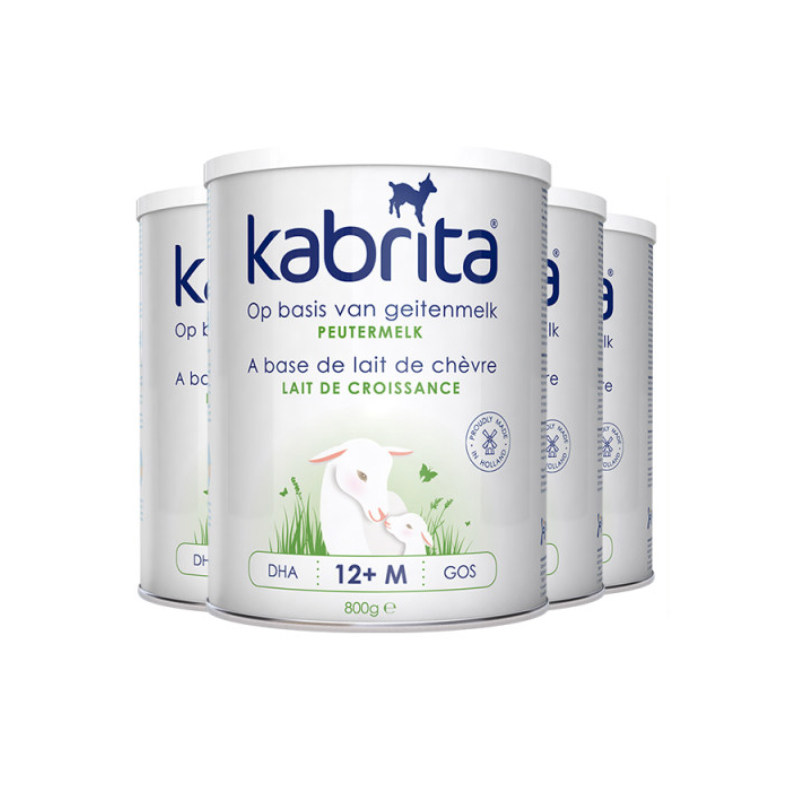 荷兰kabrita佳贝艾特羊奶粉3段800g4罐赠维世力博儿童保温杯