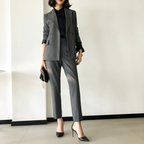 Miss Byrd Suit Suit Female Profession Senior Sentiment Quitters Autumn Winter Thick Interview Dress Temperament Suit Business Suit
