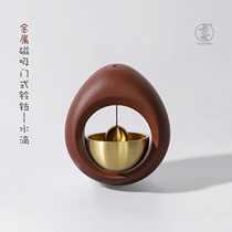 Dopamine Japanese-style suction door wind bell metal handmade copper bell clang refrigerator sticker housewarming gift door home decoration water
