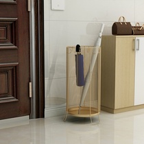 Shelves for umbrellas buckets pylons Nordic wrought iron floor storage household door entryway cabinets storage tubes