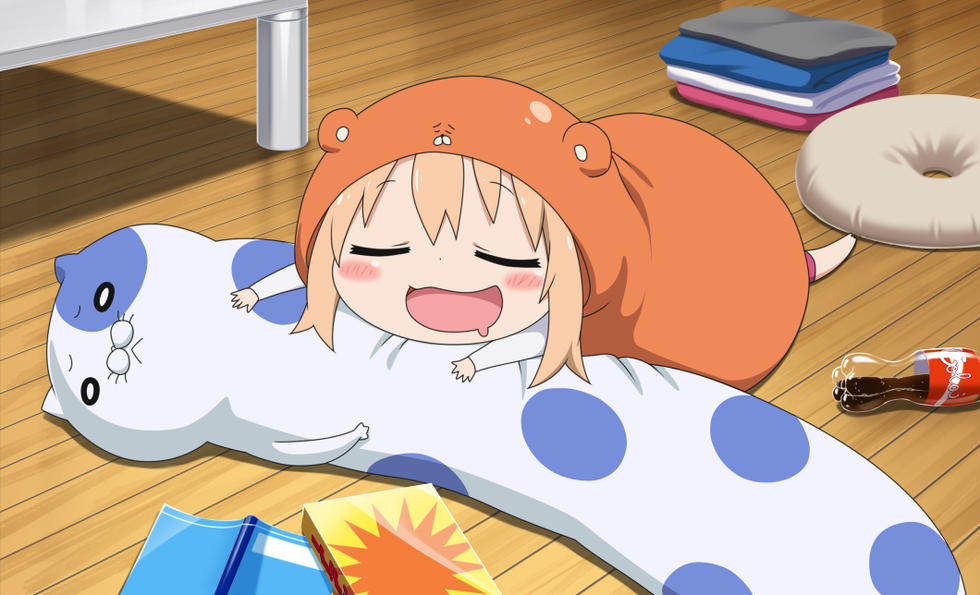 干物妹小埋抱枕长条大猫咪毛绒等身玩偶悲伤猫抱枕动漫周边礼物_动漫