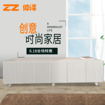 Creative European and American TV Cabinet Tea Table Combination Table Modern Simple Living Room Household Simple Small Household Solid Wood TV Cabinet