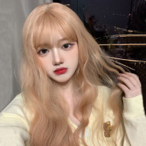 Jk Wig Women's Long Hair Natural Full Hair Set Corn Hot Net Red Long Curly Hair Foam Wool Roll lolita False Hair