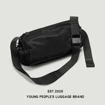 CHAOFANJI 2020 NEW JAPANESE SIMPLE STREET SIMPLE SHOULDER BAG CROSS-BODY BAG MENS SMALL BACKPACK TIDE BRAND WOMENS CYLINDER