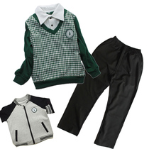 Jiangnan school uniform first grade freshmen autumn clothes and trousers set Jiangnan Experimental Primary School