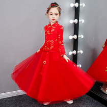Girls Spring and Autumn Hanfu Children classical dance ancient costume Sinology Ancient Chinese style National Chinese dance costume Performance costume