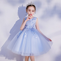 Girls performance Childrens summer dress Performance dress Gauze dress Dance dress Dance costume Summer chorus catwalk Tutu Summer